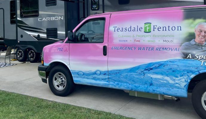  Teasdale Fenton Cleaning & Property Restoration service vehicle