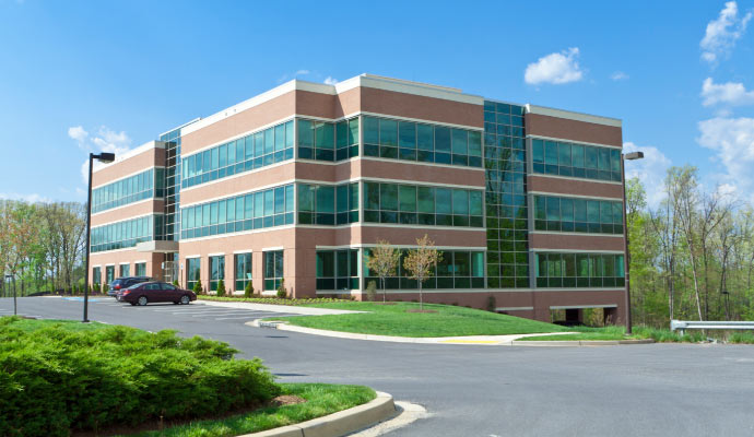 exterior view of an office building