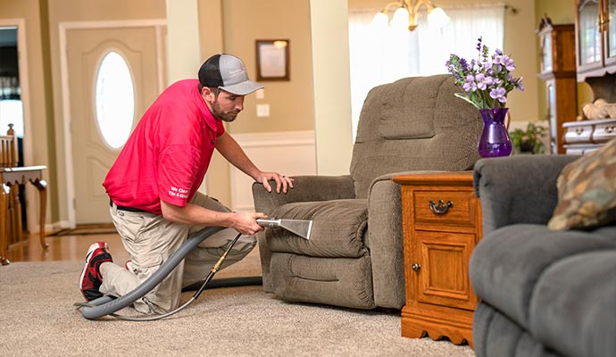 upholstery cleaning professionally